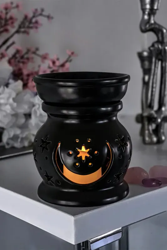 Crescent Stone Wax Burner