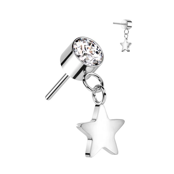 Hovedbilde Star Dangle Push-fit Clear