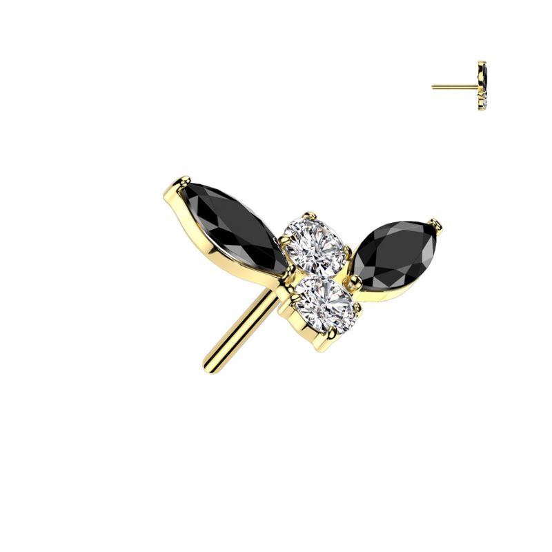 Foxbell Push-fit Gold Clear