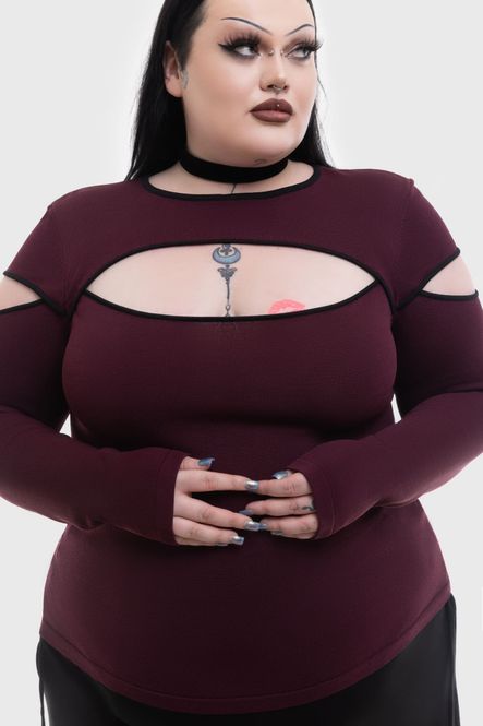 Hoofdbeeld Abyssal Elegy Knitted Top