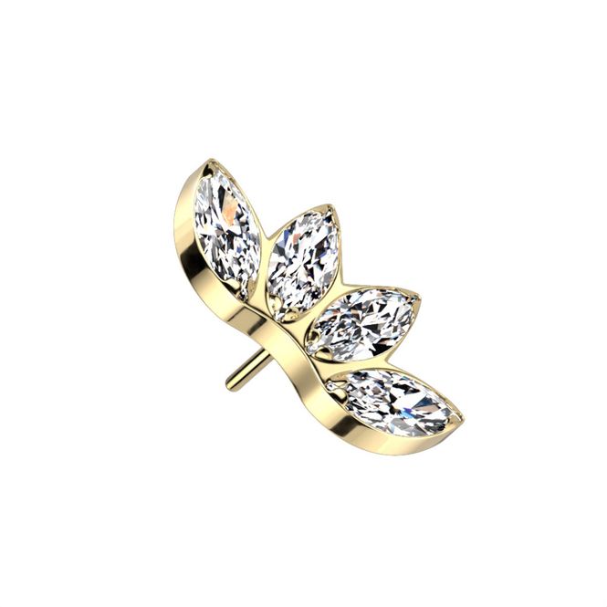 Hoofdbeeld Danielle Fan Push-fit Gold ...