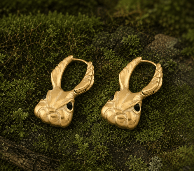 Hovedbilde Mr. Rabbit earrings Gold