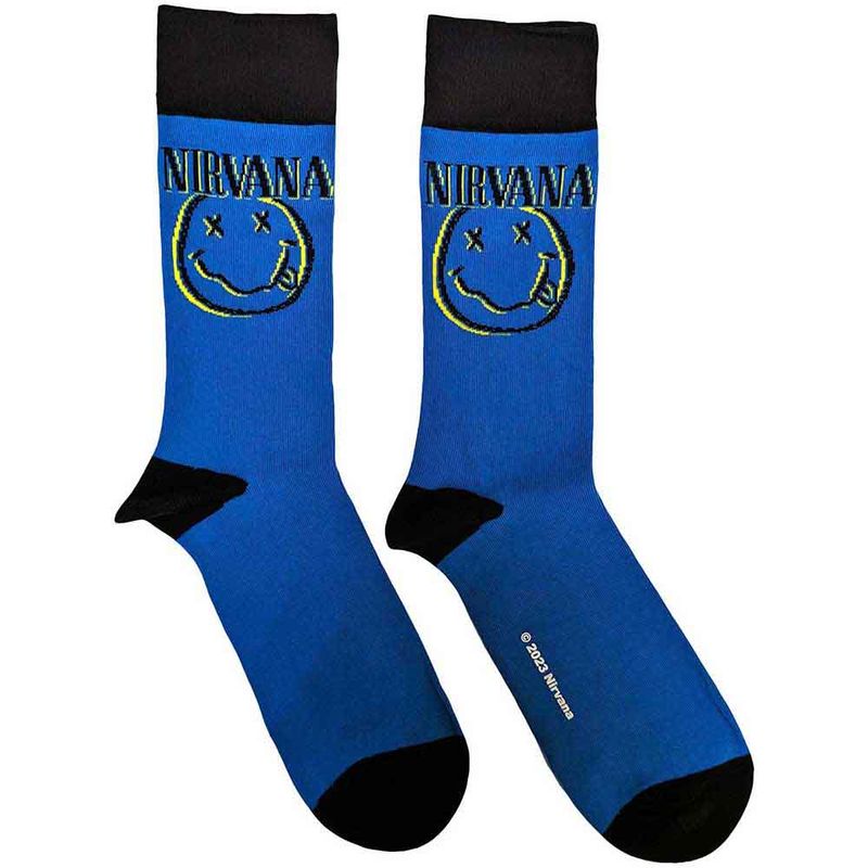 Nirvana Blue Socks