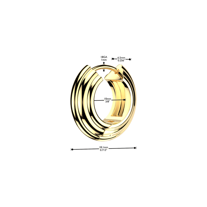 Bold Hoops Earrings 