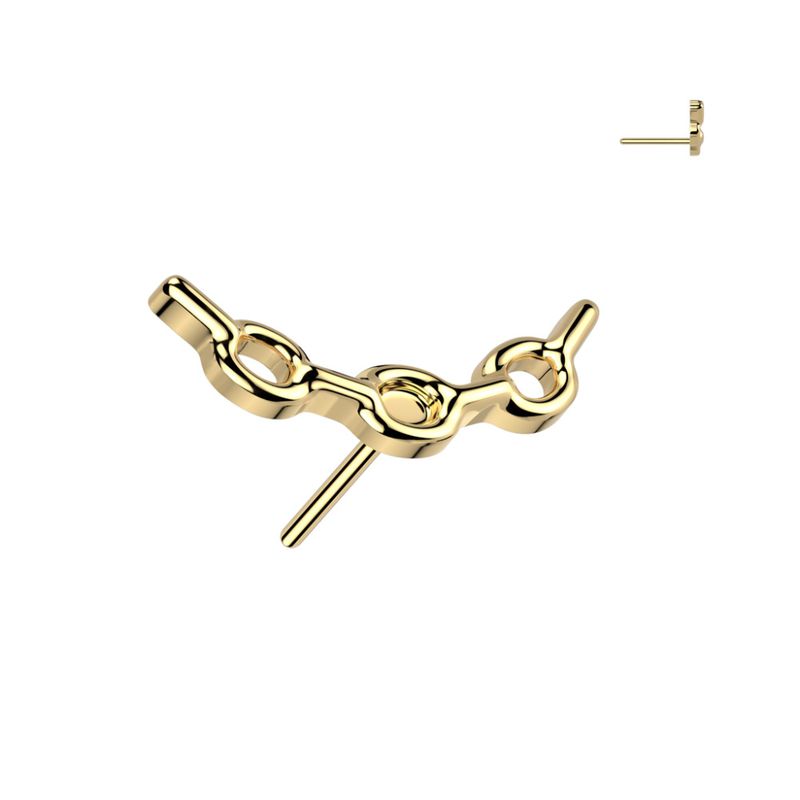 Alice Chain Push-fit Gold