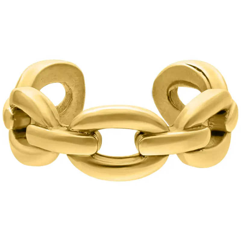 Fake Ear Cuff Chain Gold