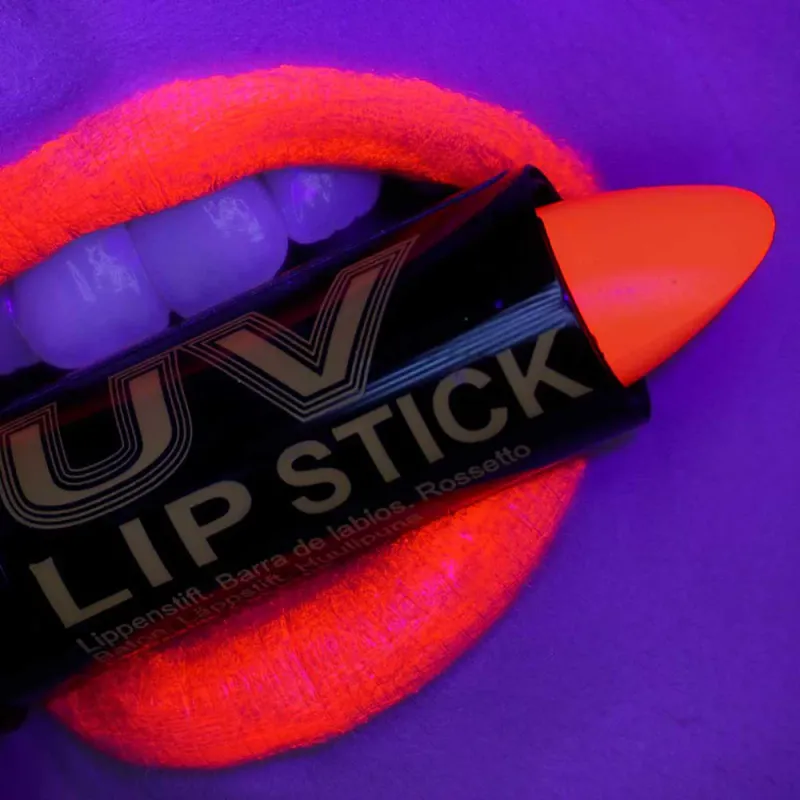 Crazy Red Lipstick Neon