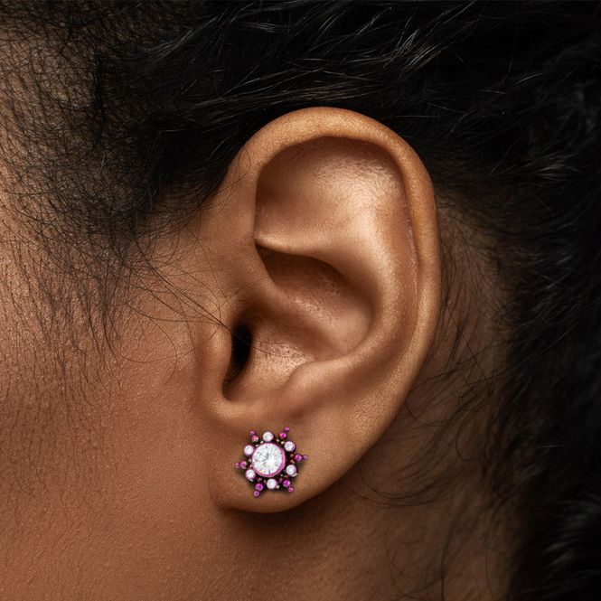 Hovedbilde Lana Big Snowflake Magenta ...