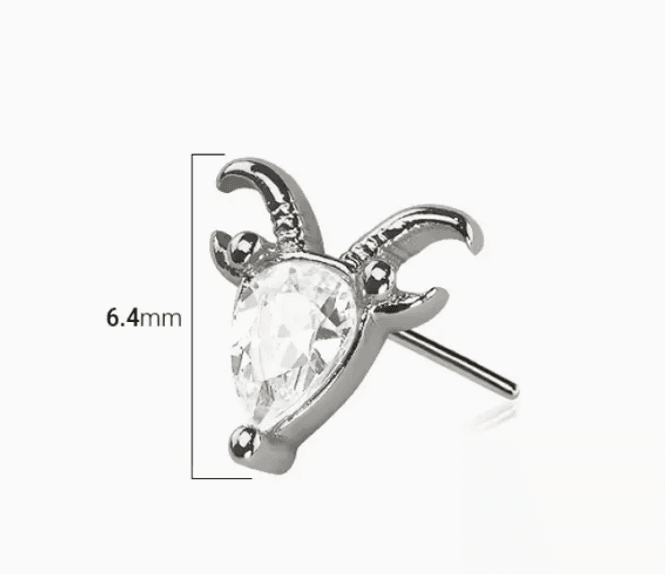 Hovedbilde Baphomet Goat Push-fit Clear