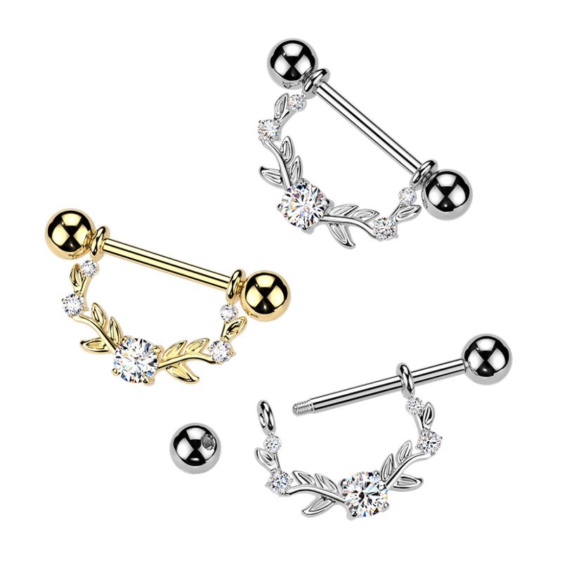 Olivia Nipple Bar Gold