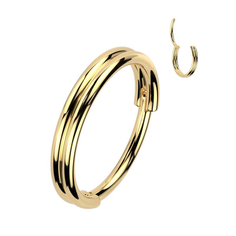 Saia Hinged Ring Gold