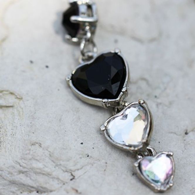 Hovedbilde Gem Hearts Belly Ring 