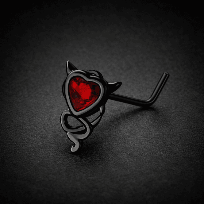 Hovedbilde Goth Devil Heart L Bend