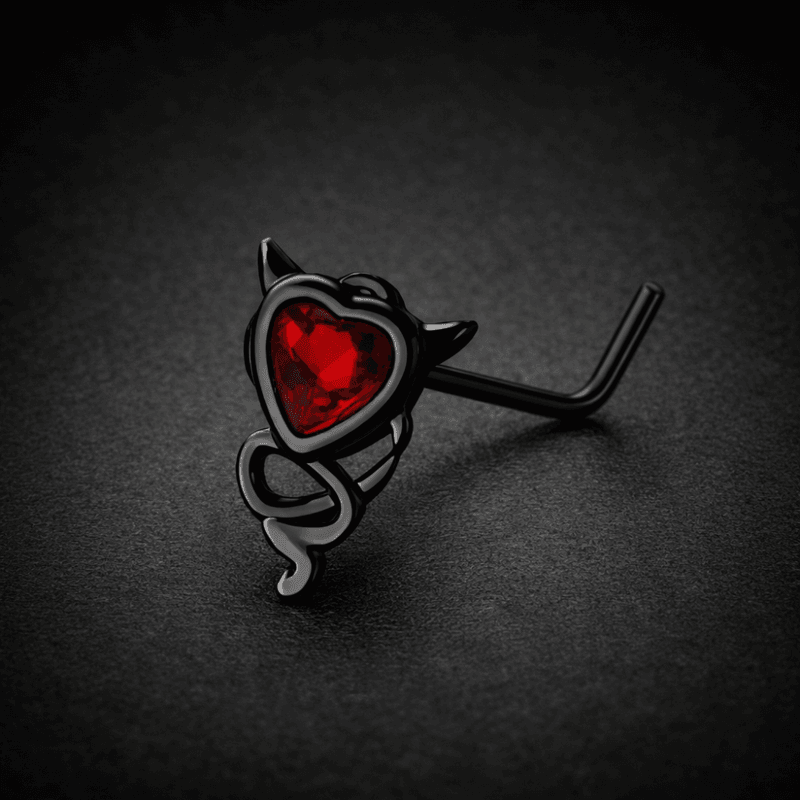 Goth Devil Heart L Bend