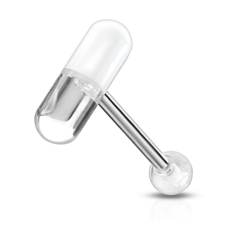 Chill Pill Acrylic Barbell 