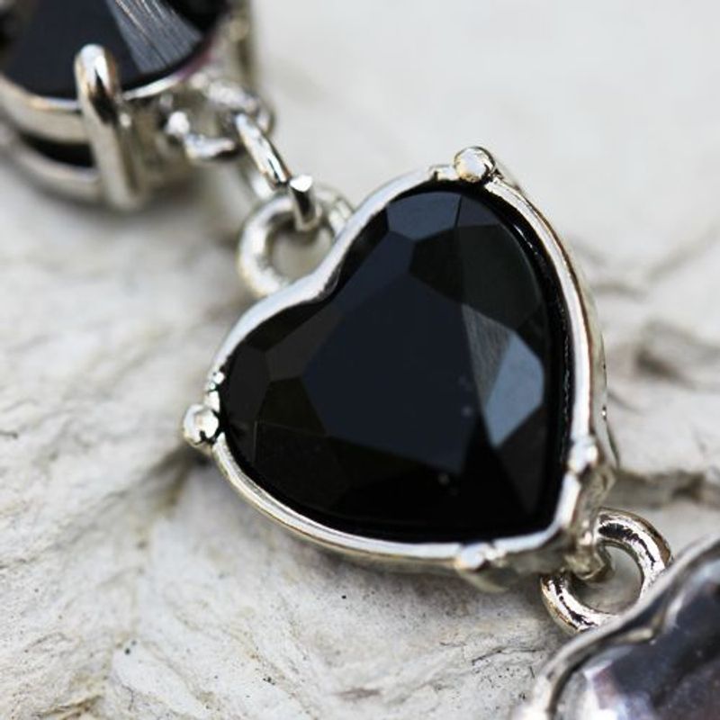 Gem Hearts Belly Ring 