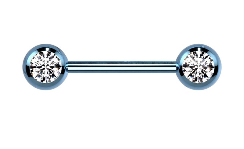 Ara Nipple Barbell Blue