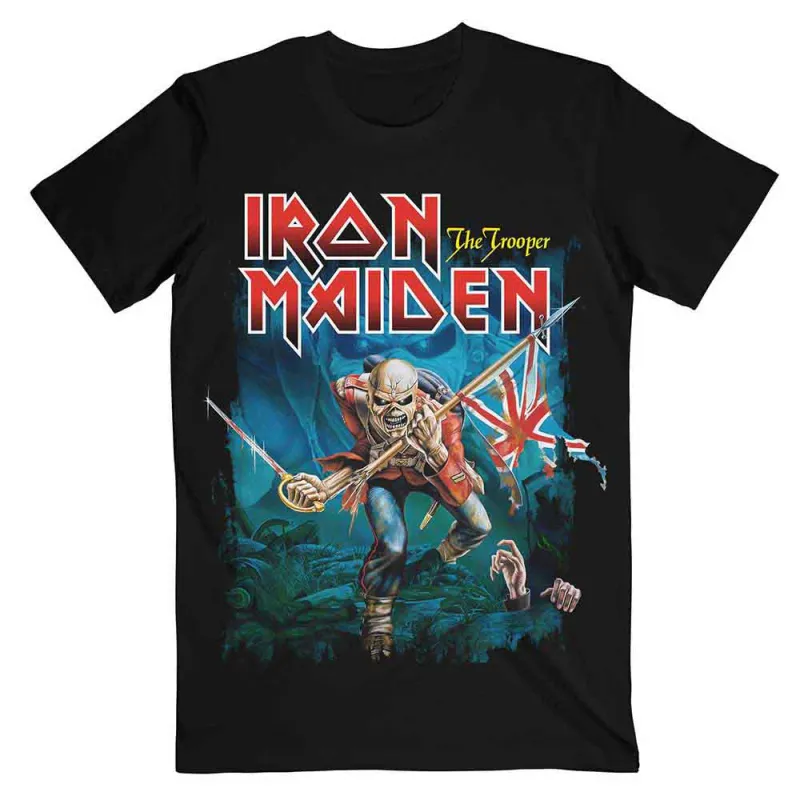 Iron Maiden T-Shirt Trooper Eddie Large Eyes