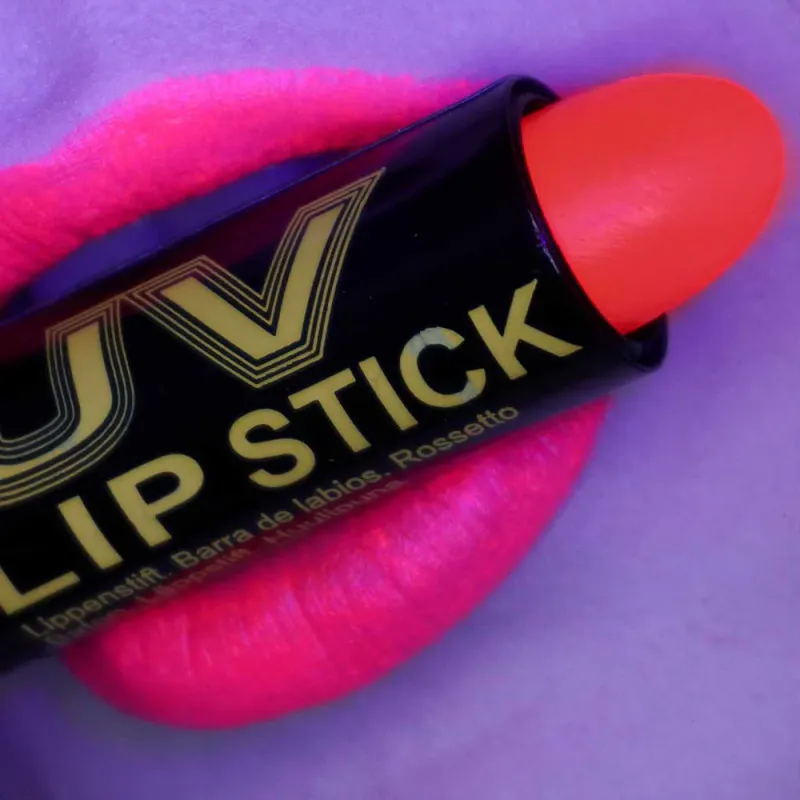 Hot Pink Lipstick Neon