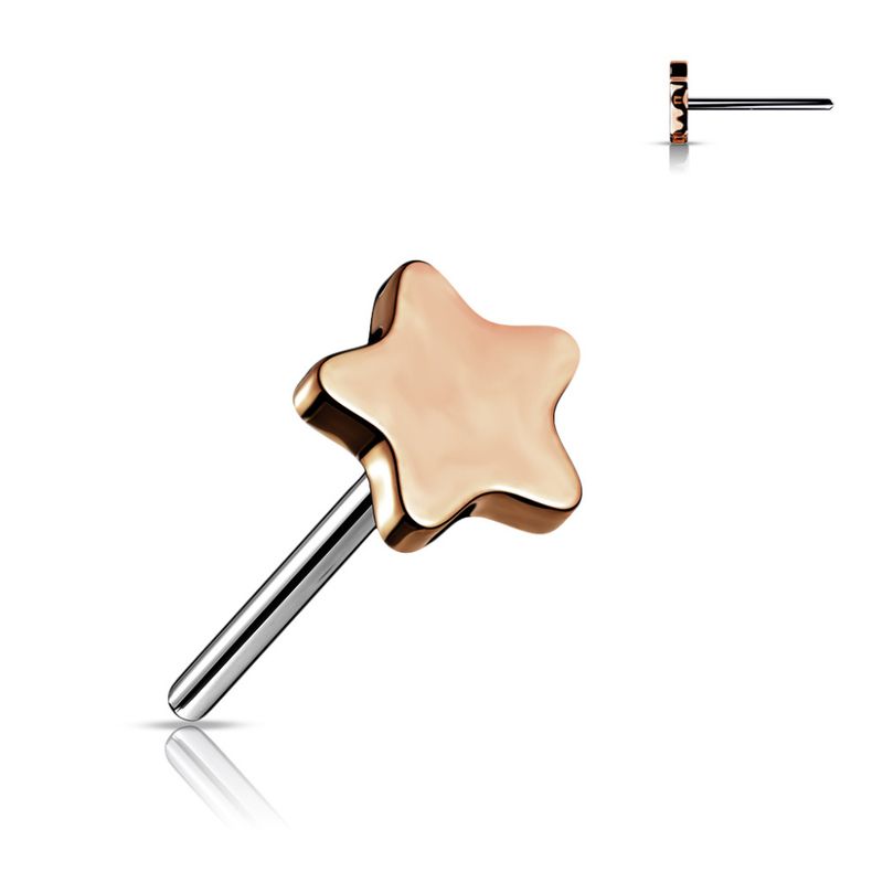 Small Star Push-fit Rose Gold