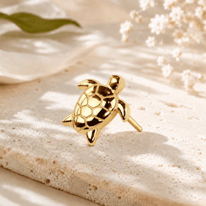 Hovedbilde Sea Turtle Push-fit Gold
