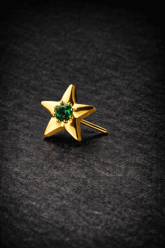 Envy Star Push-fit Gold Green