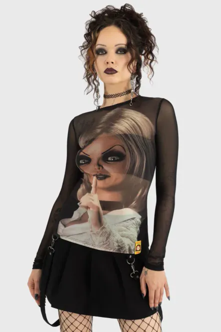 Main Image You're A Doll Mesh Top
