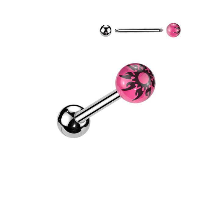 Main Image Zinas Eye Barbell Pink