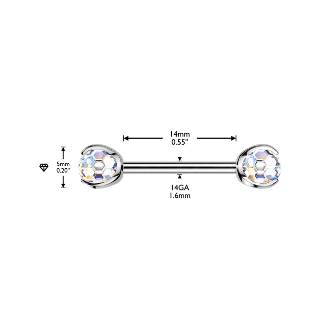 Hovedbilde Lani Nipple Bar Gold