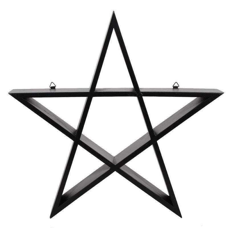 Pentagram Star Wall Shelf
