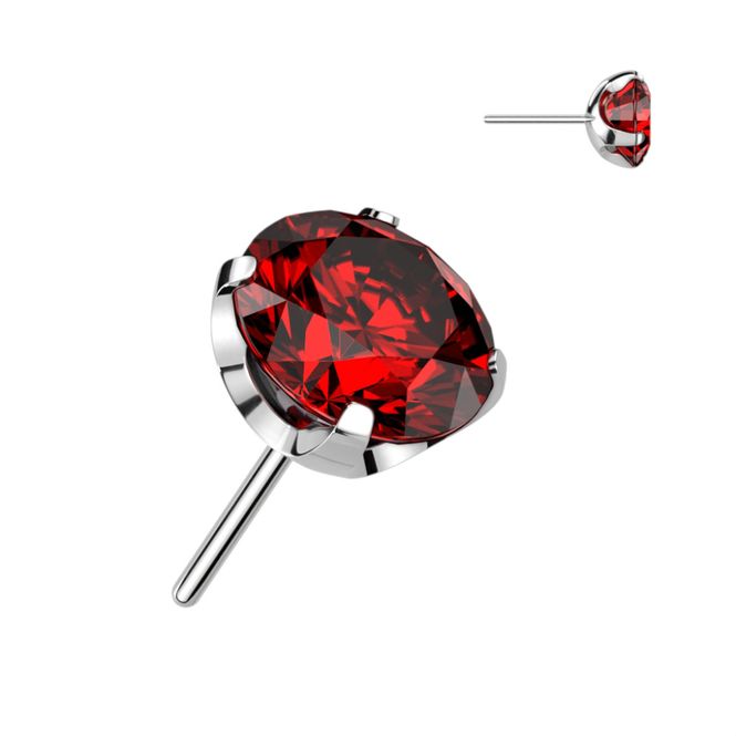 Main Image Neo Prong Push-fit Ruby Red