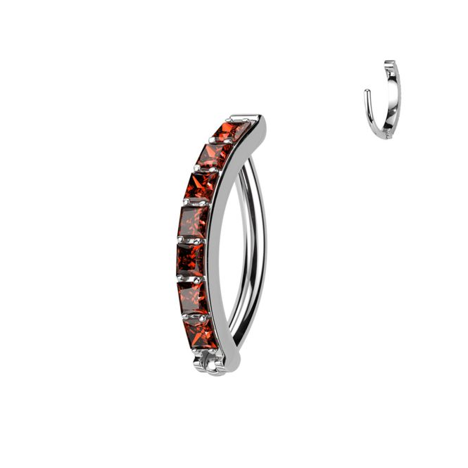 Hovedbillede Sylvia Lynx Hinged Ring Red