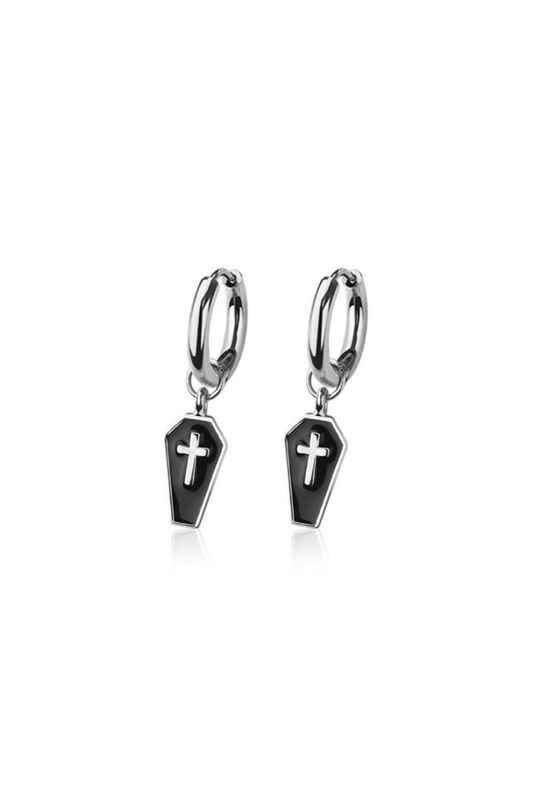 Little Hoops Crossed coffin 