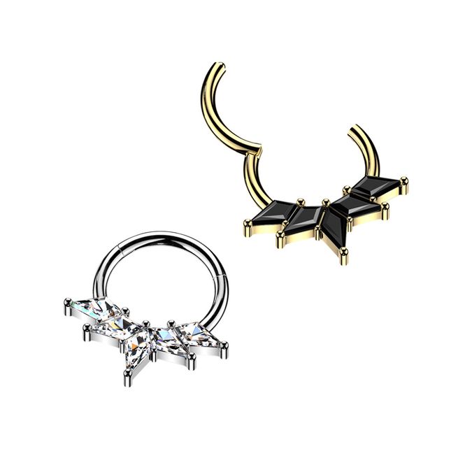 Main Image Sombra Hinged Ring Clear