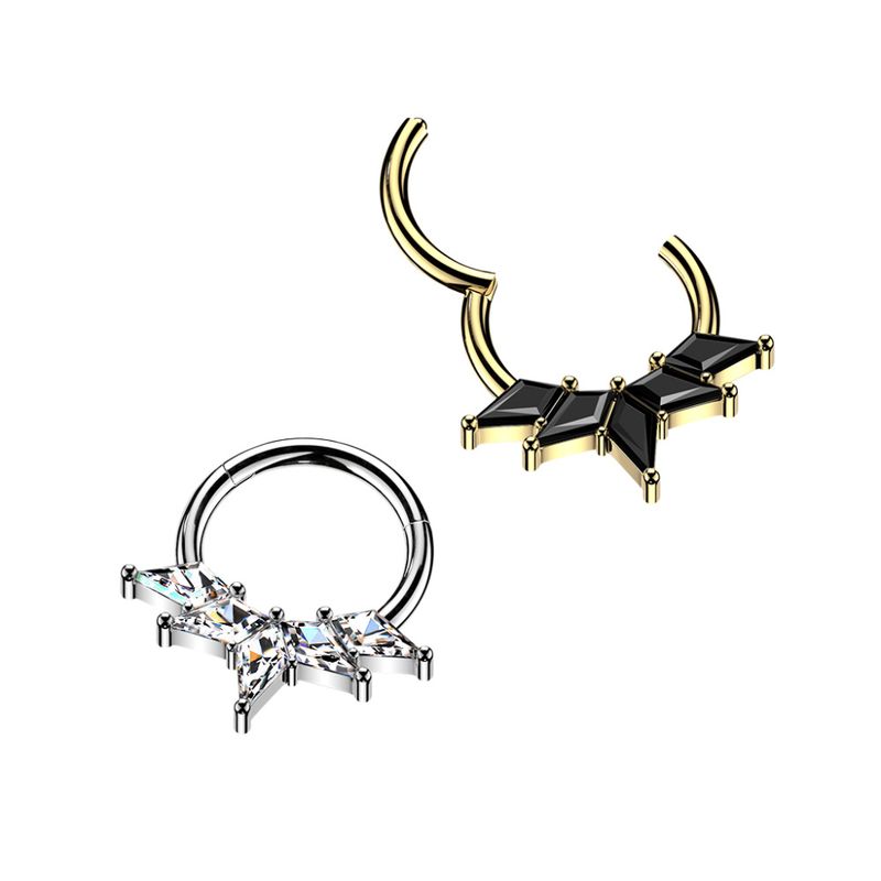 Sombra Hinged Ring Clear