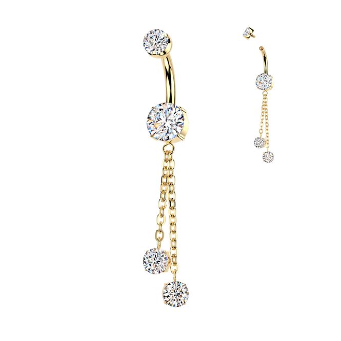Hovedbilde Sara Belly Gold Clear