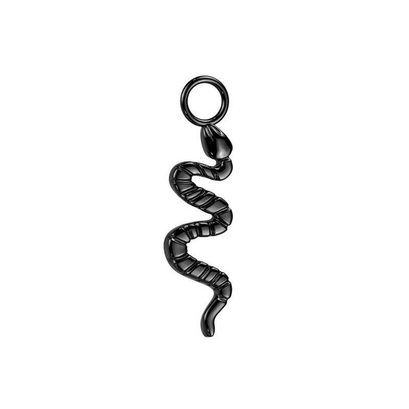 Snake Pendant Black